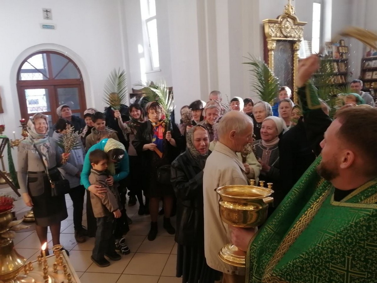 Канун праздника Входа Господня в Иерусалим