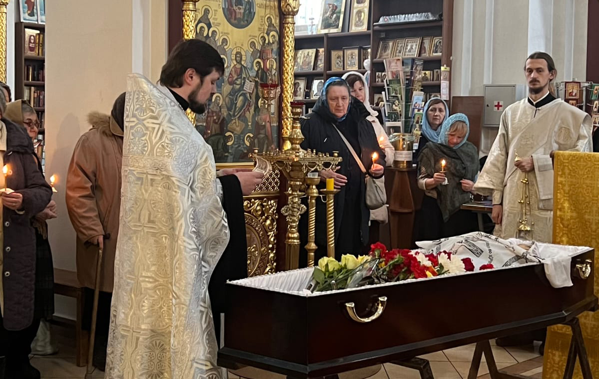Совершено отпевание многолетней прихожанки нашего храма