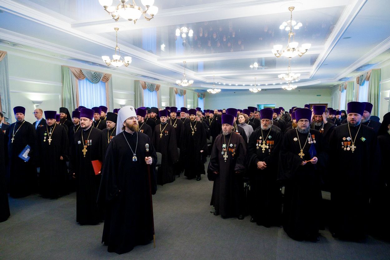 Митрополит Игнатий возглавил ежегодное епархиальное собрание духовенства Саратовской епархии