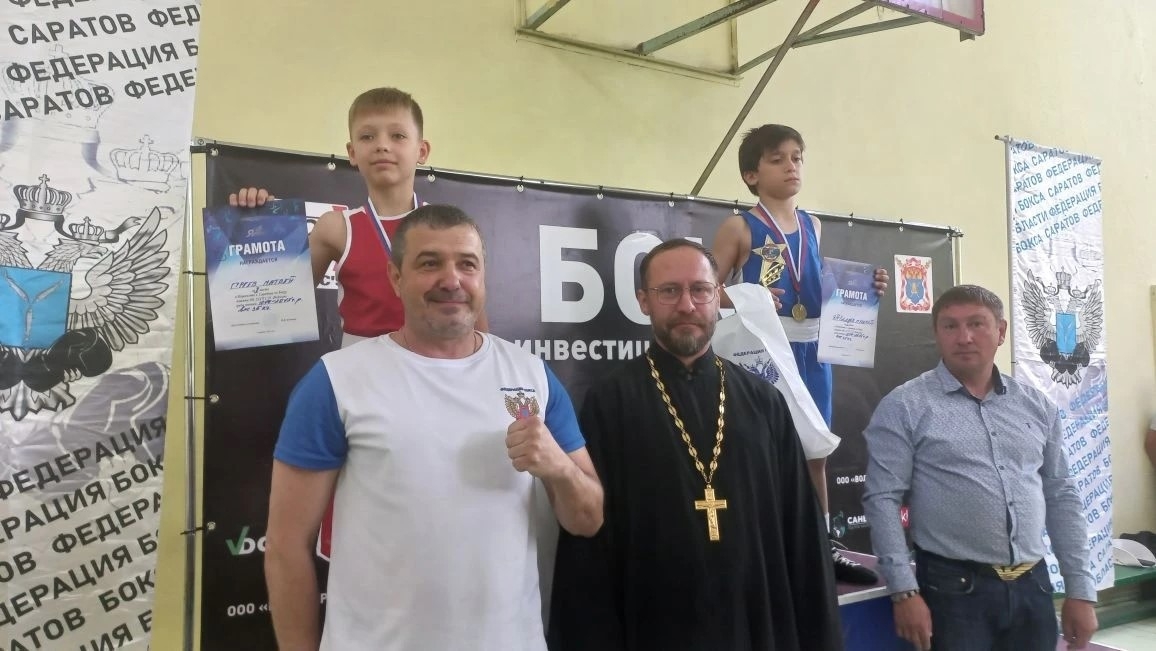 Руководитель епархиального отдела стал гостем первенства по боксу